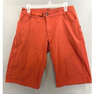 Black Diamond Mens Credo Climbing Shorts Burnt Orange Size 32 Stretch Outdoor